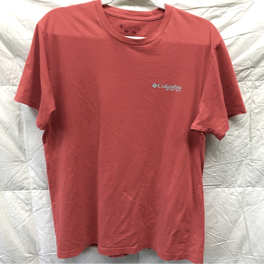 Columbia Men’s PFG Triangle Back Graphic Short Sleeved T-shirt Size Large
